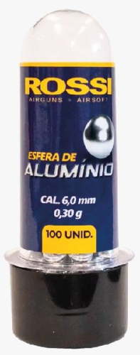 ESFERA ACO (ROSSI) 6,0mm CX PLAST. C/100UN
