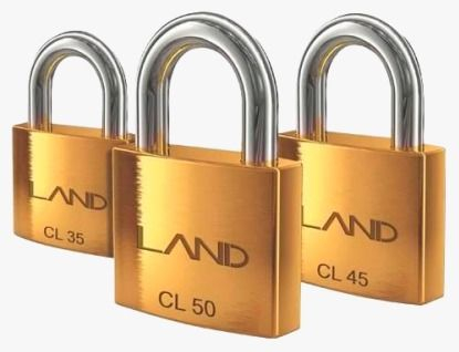 CADEADO LAND METAL LATAO HASTE LONGA 30X70mm