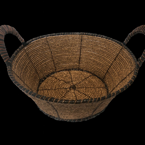 CESTA PLASTICA FRUTEIRA REDONDA C/ ALCA 29x29x8cm ID-5745C