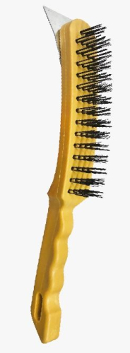 ESCOVA ACO GRELHA C/ RASPADOR SQ-4275