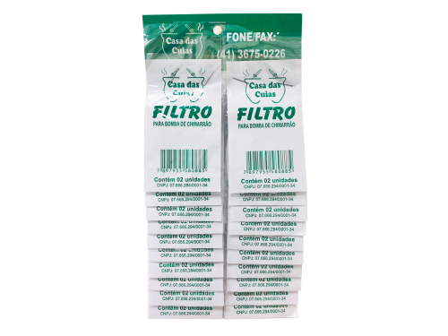 FILTRO BOMBAS CHIMARRAO E TERERE 20x2 REF.185