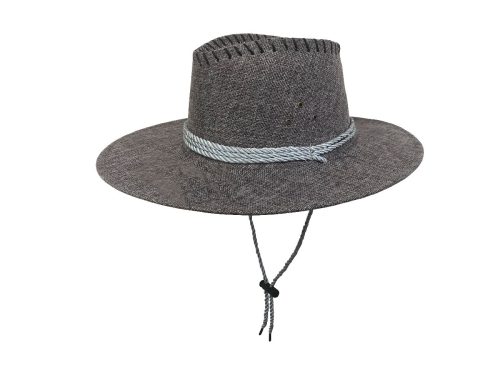 CHAPEU TEXAS LINHO ID-3904C - CINZA