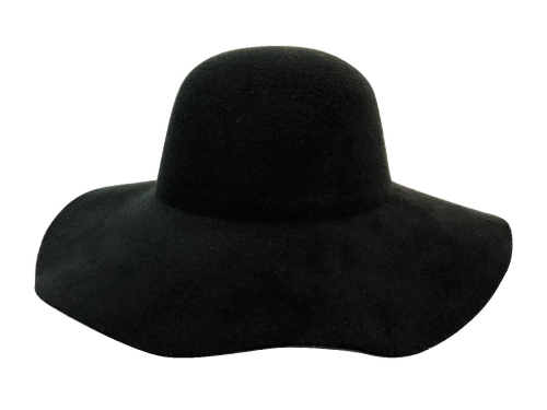CHAPEU FELTRO CATA OVO PRETO