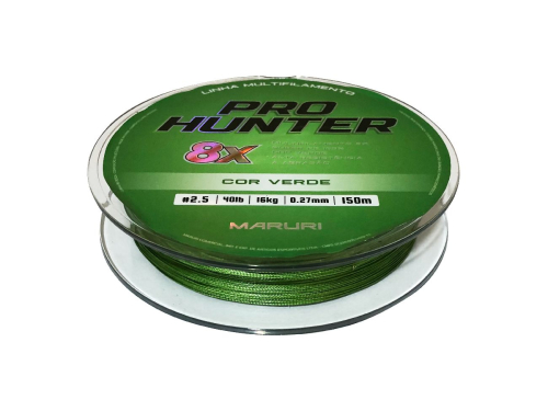 LINHA MULTIF. PRO HUNTER 8X 0.34mm 53lb 24kg (MARURI) 150M