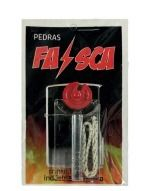 PEDRA E PAVIO FAISCA ISQUEIRO TIPO ZIPPO CONJUNTO UN