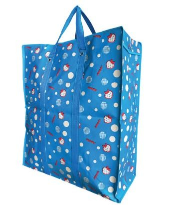SACOLA NYLON UTILITARIA/FEIRA C/ ZIPER 55x65cm ID-051S