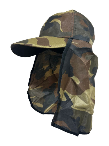 BONE TECIDO C/ PROTETOR PESCOCO - CAMUF EXERCITO