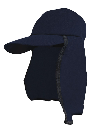 BONE TECIDO C/ PROTETOR PESCOCO - AZUL