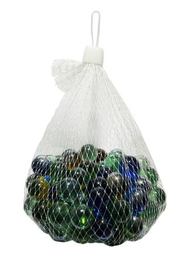 BOLINHA VIDRO COMUM SORTIDA - PC C/100