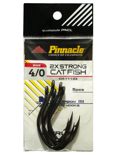 ANZOL PINNACLE 2X STRONG CAT FISH N 6/0 CT C/5 UN