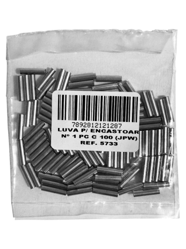 LUVA ENCASTOAR ANZOL N 3 PC C/100 REF.5735 (JPW)