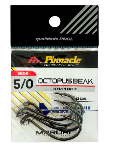 ANZOL PINNACLE 12146 OCTOPUS BEAK BLACK N 6 CT C/20