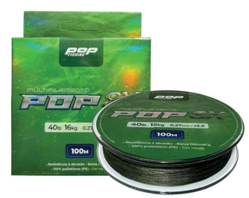 LINHA MULTIF. POP BLISTER 8X 0.50mm 90lb 41kg (MARURI) 100M