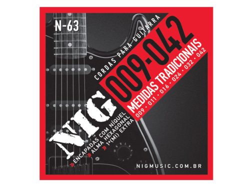 ENCORDOAMENTO NIG N-63 GUITARRA