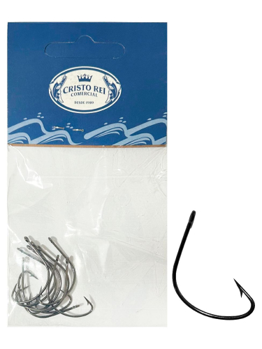 ANZOL MARINE WIDE GAP BLACK N 6 CT C/10 (CRISTO REI)