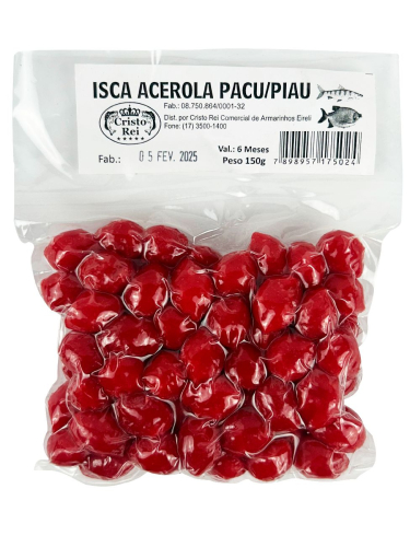 MASSA BOLINHA PEQ. PESCA 150g PACU/PIAU ACEROLA JUNIO BILL