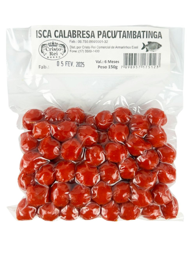 MASSA BOLINHA PEQ PESCA 150g PACU/TAMB CALABRESA JUNIO BILL