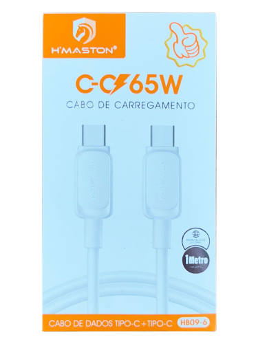 CABO CELULARES 1M IPHONE/SANSUNG NOVOS TIPO-C/USB-C HB09-6