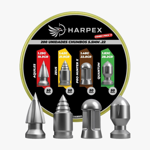 CHUMBINHO HARPEX MIX 4 AQUILES/ZEUS/HUNTER/QUANTUM - 200UN