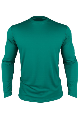 CAMISA PESCA C/ PROTECAO UV VERDE - P - (SOL E LUA)