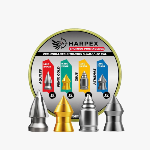 CHUMBINHO HARPEX MIX 4 AQUIL/FENIX/ZEUS/ATHENAS PONTA 200UN