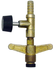 REGISTRO GAS C/ BORBOLETA ROSCA FINA REF.8002