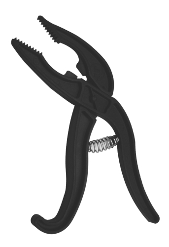 ALICATE PEGA PEIXE PESCA LEVE PLAST. PRETO ALIC-PP (HI)