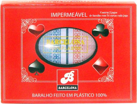 BARALHO POPULAR PLAST.ESTOJO C/2(IMPORTADO)