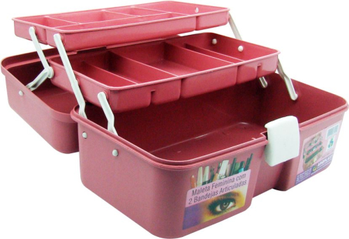 ESTOJO ARQPLAST MULT-USO ROSA 2BAND. - REF.MFEPM