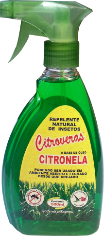 REPELENTE (CITROVERAS) C/OLEO CITRONELA 500ML UN.