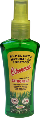 REPELENTE (CITROVERAS) C/OLEO CITRONELA 140ML UN.