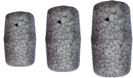 BOIA ISOPOR REDE ROLHA CINZA N 3 PC C/100