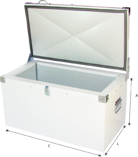 CAIXA TERMICA GALVANIZADA PINTADA 100lts