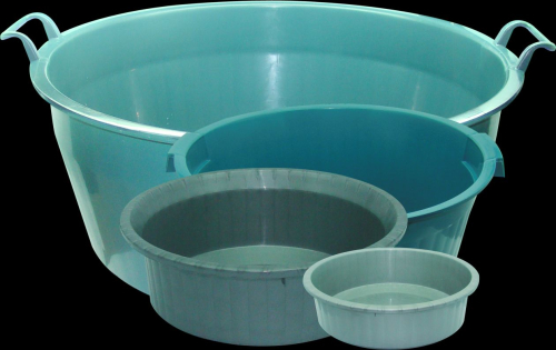 BACIA PLASTICA 12LTS BA12PM CORES SORT.(ARQPLAST)