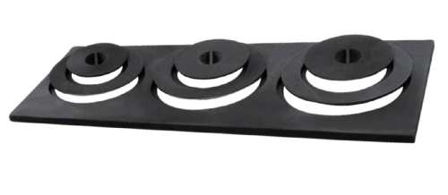 CHAPA FOGAO A LENHA 3 FUROS C/REDUCAO GDE REF.1830 67CM