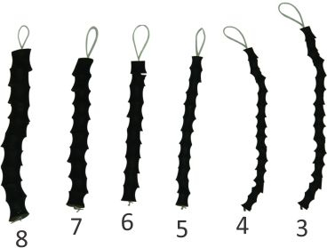 BORRACHINHAS PRENDER CHUMBADAS STOP N 7 PC C/100x10