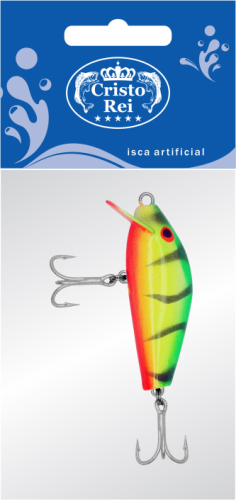 ISCA ARTIFICIAL MADEIRA TUBARAO MA 10cm COR SORT.
