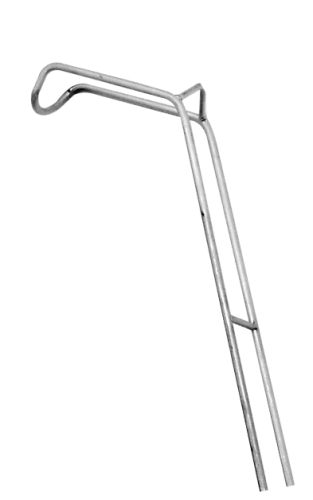 SUPORTE PESCA SIMPLES 38cm J-22 CINZA 5mm