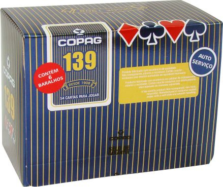 BARALHO COPAG 139 CX C/06 (CARTAO COUCHE)