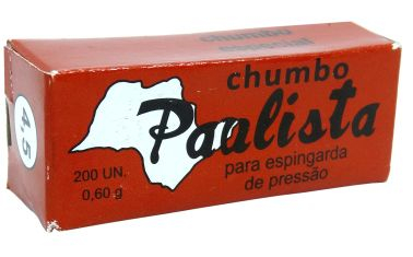 CHUMBINHO PAULISTA COMUM 4.5mm CX PAPELAO (VERM) C/100UN