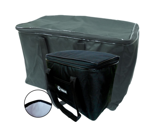 BOLSA TERMICA SOL E LUA 18L PRETO 35x25x20cm