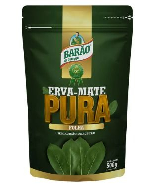ERVA TERERE BARAO PREMIUM PURA FOLHAS 500g
