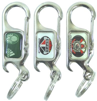 CHAVEIRO GANCHO DESENHO TIMES FUTEBOL PC C/06