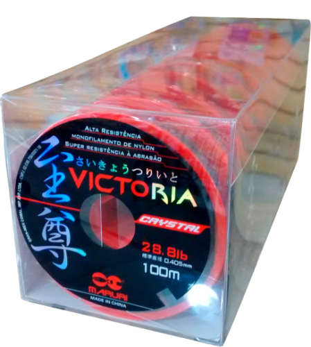 LINHA VICTORIA FUME 100M - 0,62mm 60,0Lbs CX C/10
