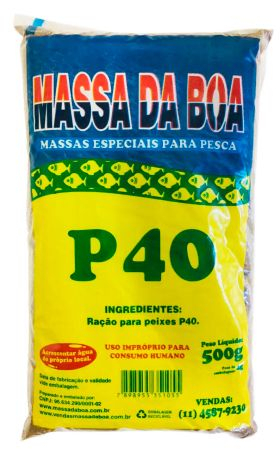 MASSA EM PO PESCA DA BOA - P-40 - 500g