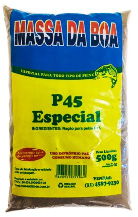 MASSA EM PO PESCA DA BOA - P-45 ESPECIAL - 500g