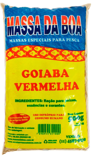 MASSA EM PO PESCA DA BOA - GOIABA VERMELHA - 500g