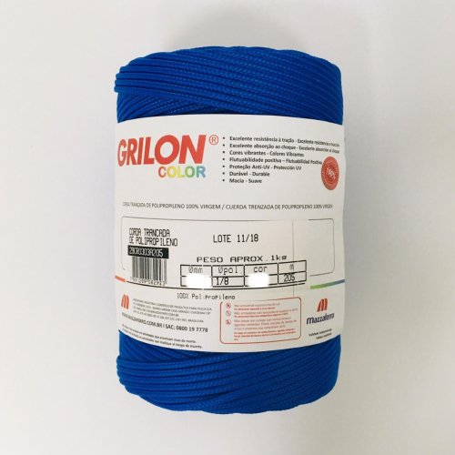 CORDA TRANC. MAZZAFERRO PP 3.0mm - 1KG/205m AZUL