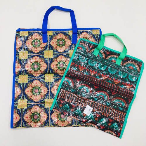 SACOLA NYLON UTILITARIA/FEIRA C/ ZIPER 45x50cm ID-015S