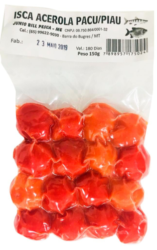 MASSA BOLINHA PESCA 150gm PACU ACEROLA (JUNIO BILL)